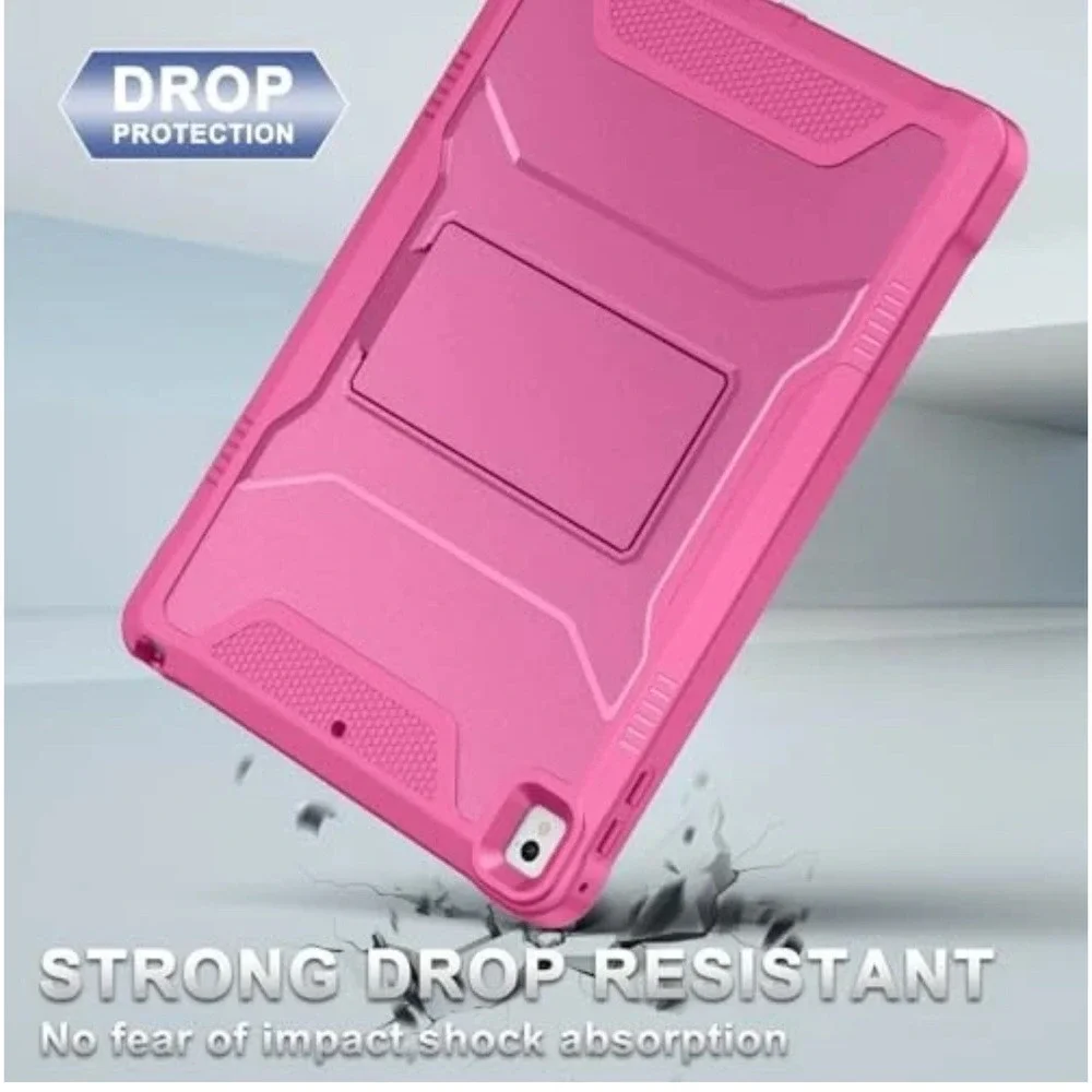 Case for iPad 6th/5th Generation 9.7 Inch 2018/2017,with Built-in Hot Pink